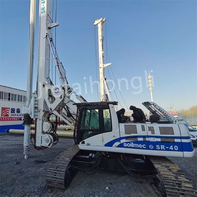 品質  Kelly Miniature Used Rotary Drilling Rig SR40 50M Used Piling Rig For Construction 工場