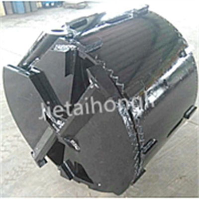 品質  Double Bottom Sand Soil Drilling Bucket Core Barrel With Auger Teeth Rotary 工場